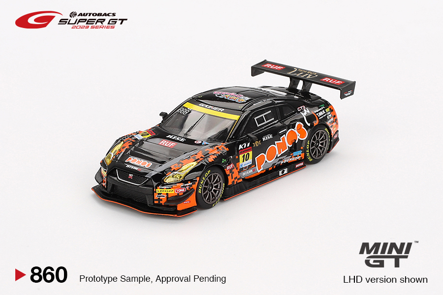 Mini GT 1/64 Nissan GT-R NISMO GT3 #10 "PONOS GAINER GT-R" GAINER 2023 SUPER GT SERIES&nbsp; / SUPER GT Blister Packaging
