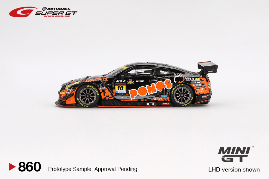 Mini GT 1/64 Nissan GT-R NISMO GT3 #10 "PONOS GAINER GT-R" GAINER 2023 SUPER GT SERIES&nbsp; / SUPER GT Blister Packaging