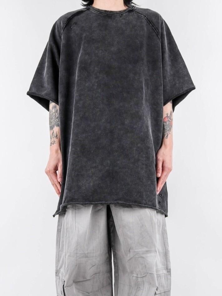 洗水淨色短袖Tee GLAMOUR-075T