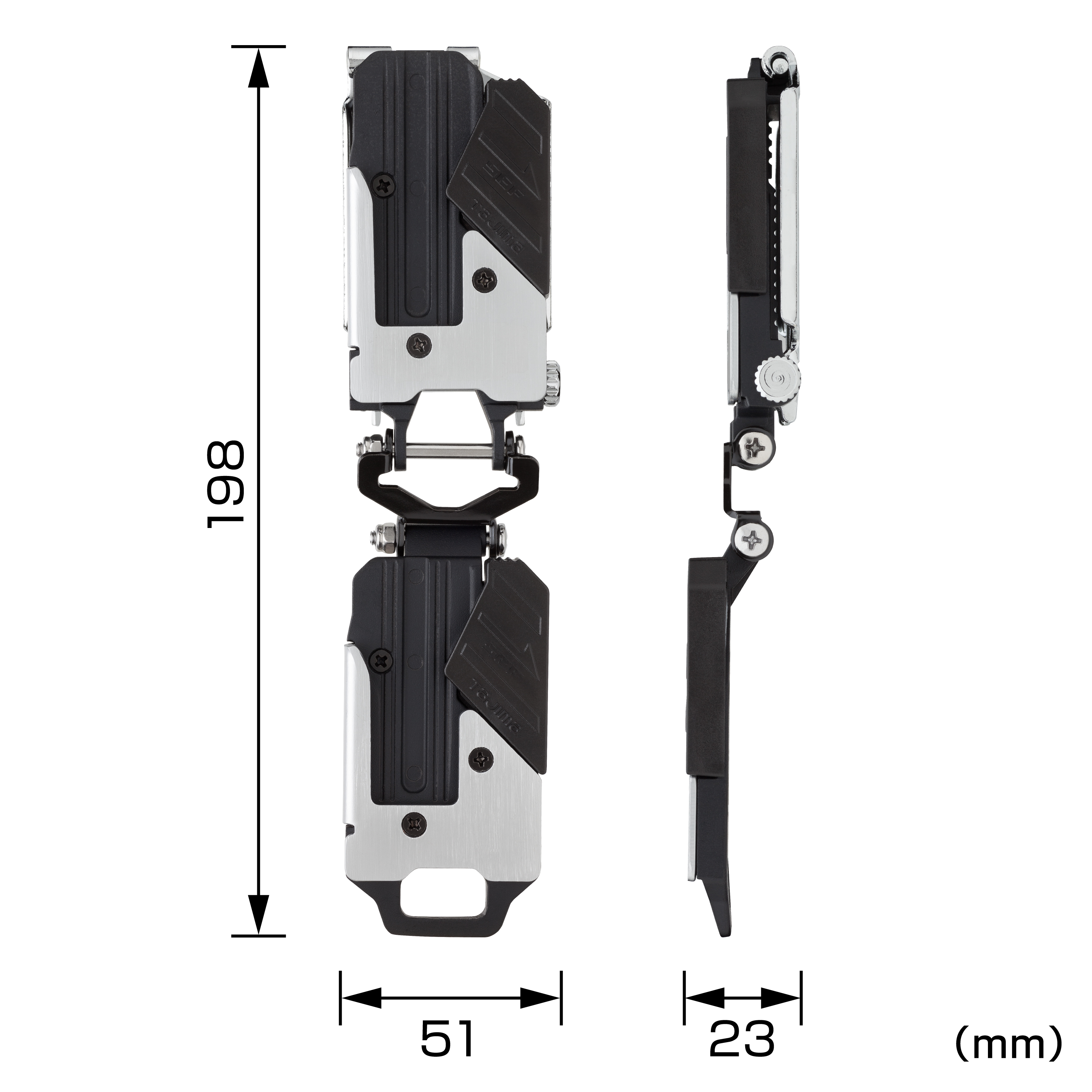 TAJIMA工具用金屬安全扣雙層SF-MHLDS2M
