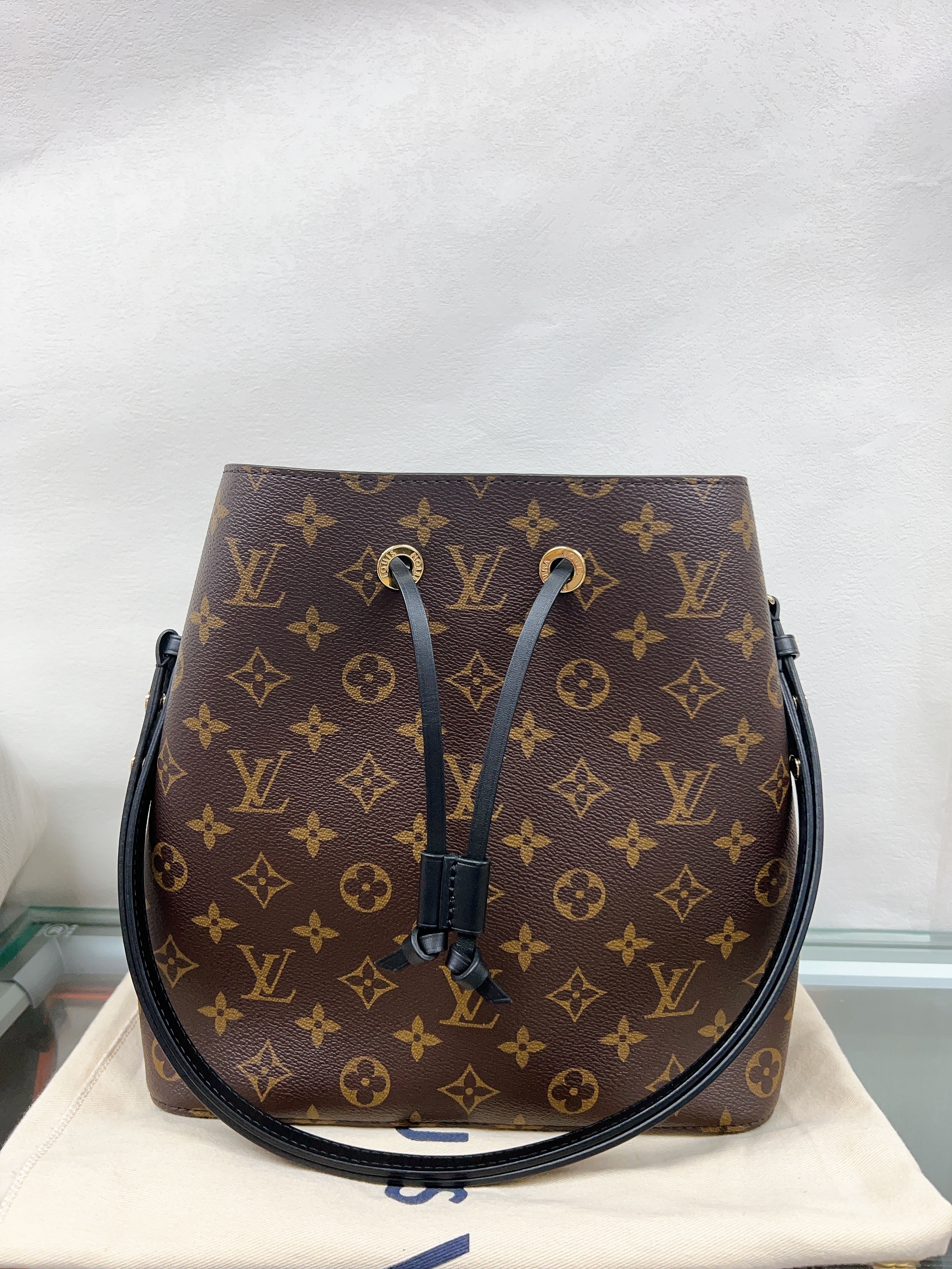 Lv neonoe bucket MM (brown monogram)