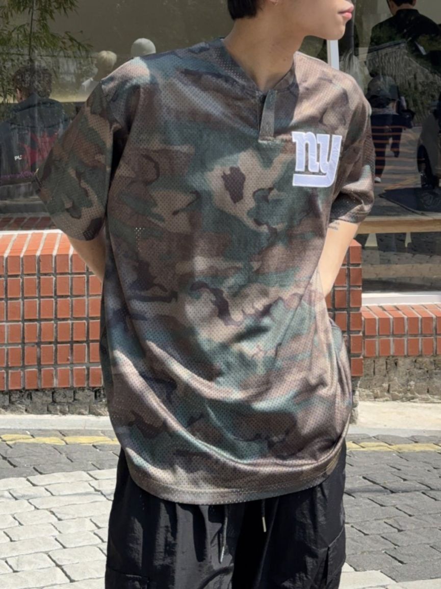 英文字迷彩短袖Tee OUR ROOM-097T