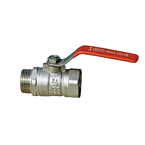 黃銅-內外牙球塞閥(全流量)