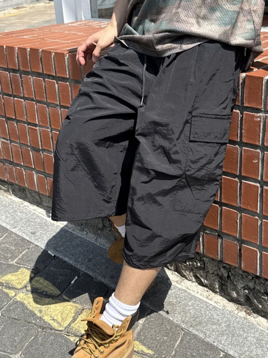 淨色工裝短褲 OUR ROOM-100P