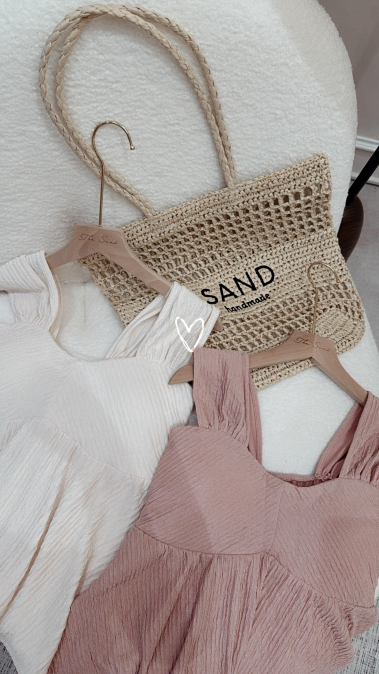 ♥︎假日質感皺皺Set