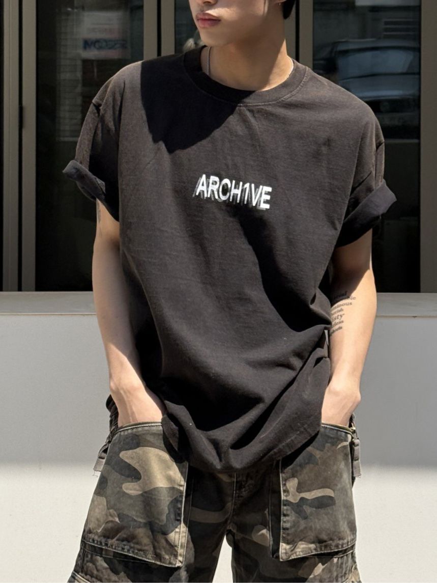 洗水英文字短袖Tee OUR ROOM-104T