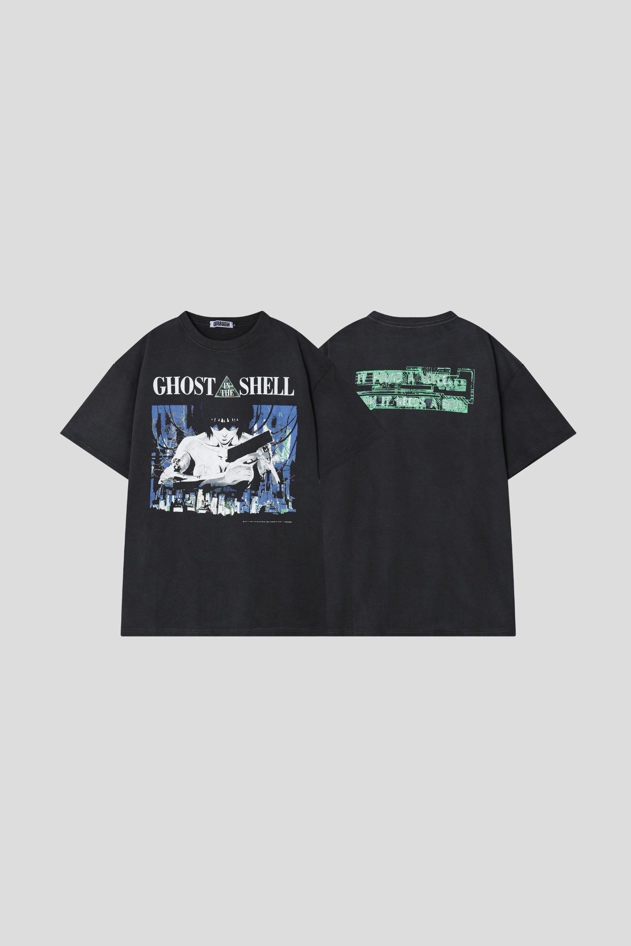 洗水英文字圖案短袖Tee OUR ROOM-106T