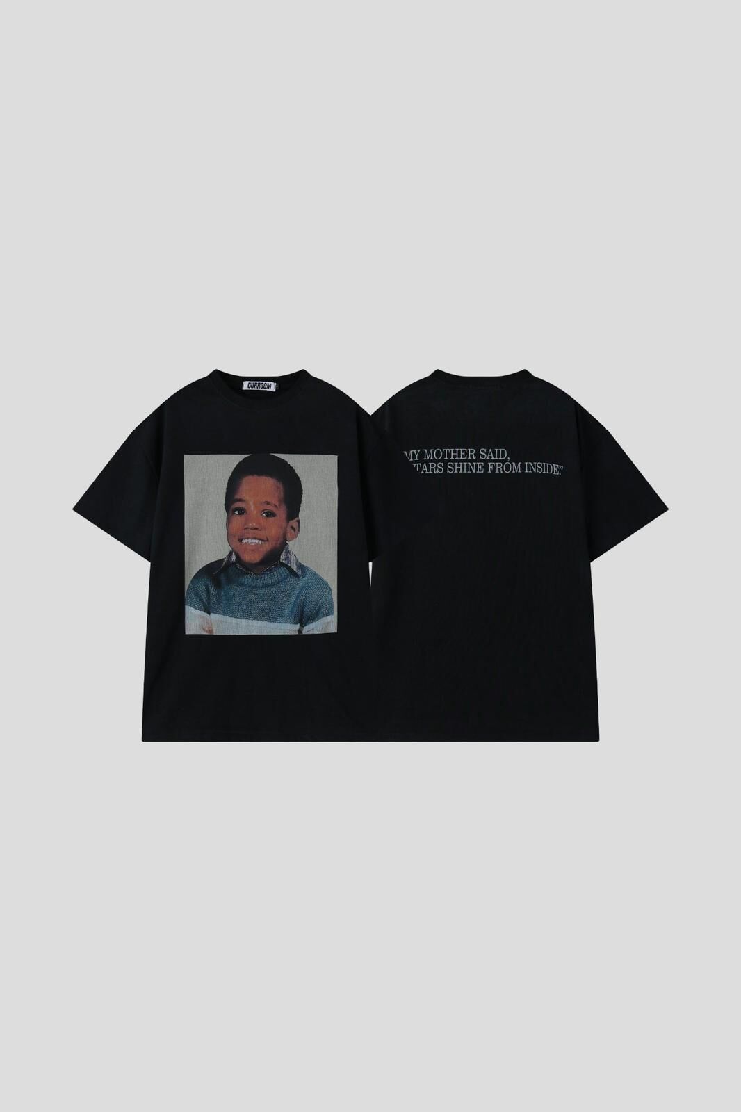 英文字圖案短袖Tee OUR ROOM-107T