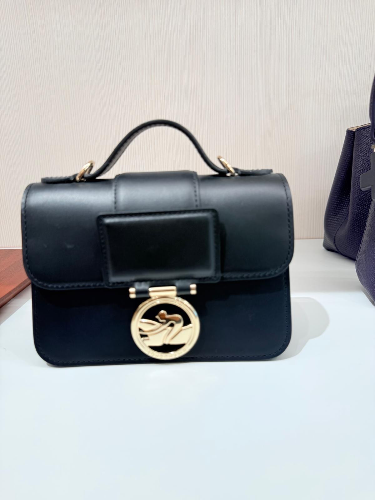 Longchamp crossbody cubic bag Black 10175