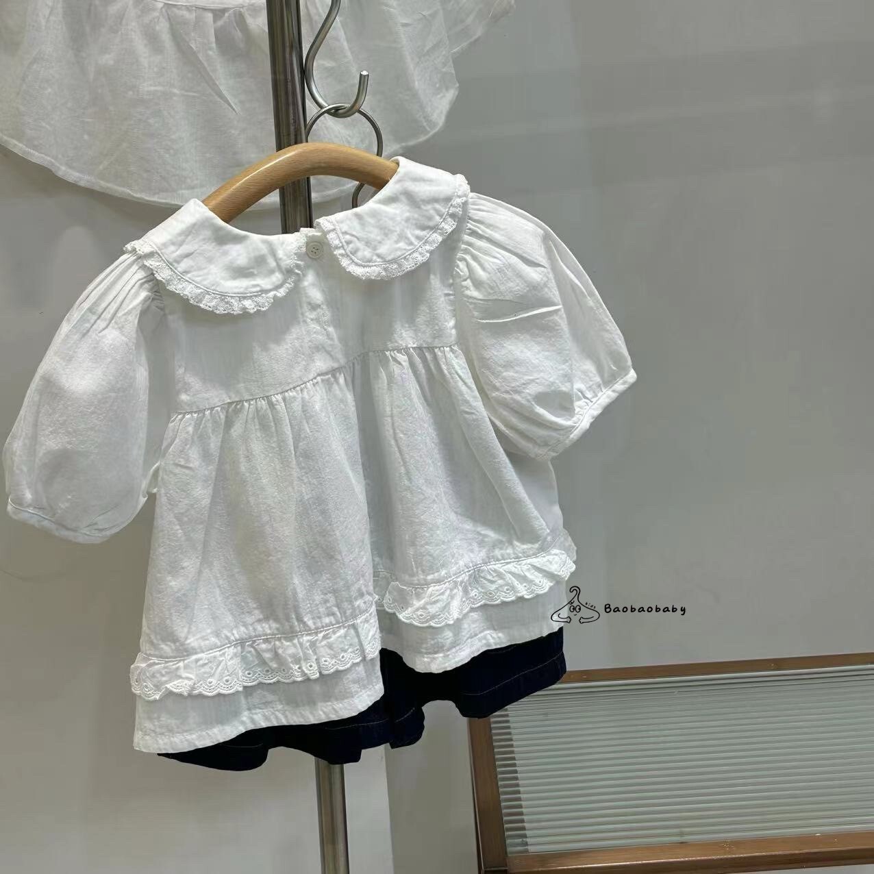 雪紗蕾絲娃娃衫