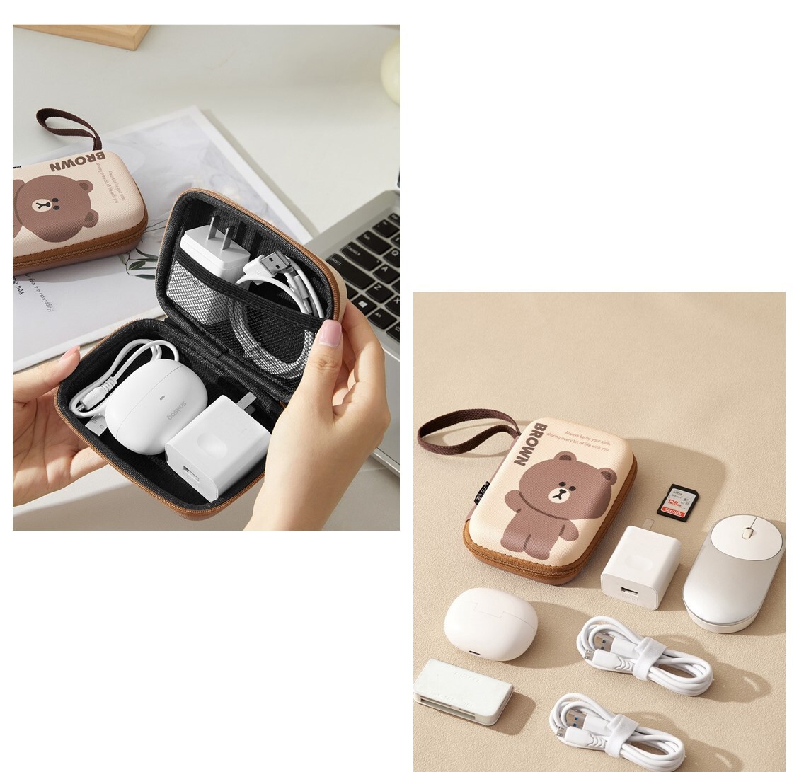 LINE FRIENDS |旅行數據線收納包|Sally