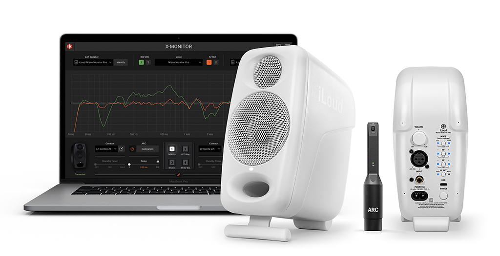 IK MULTIMEDIA iLoud Micro Monitor Pro White - Pair  Highly portable, professional reference studio monitors. Color: white.