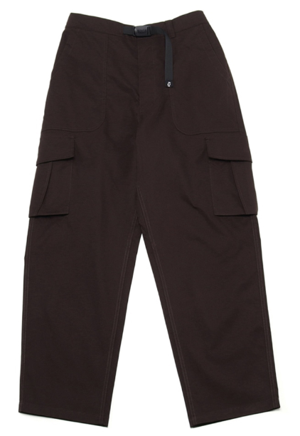 CHUMS Men’s Peach Skin Cargo Pants – Brown | Soft Touch Utility Trousers, Japanese Street Style JUN25