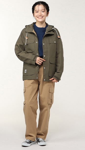 CHUMS Men’s Peach Skin Cargo Pants – Light Brown | Soft Touch Utility Trousers, Japanese Street Style JUN25