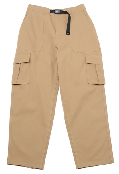 CHUMS Men’s Peach Skin Cargo Pants – Light Brown | Soft Touch Utility Trousers, Japanese Street Style JUN25