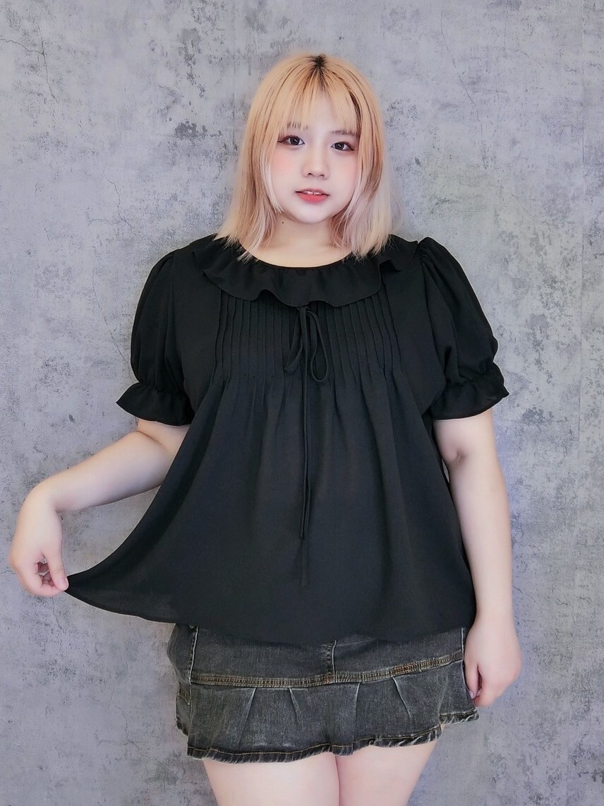 日系氣質雪紡上衣