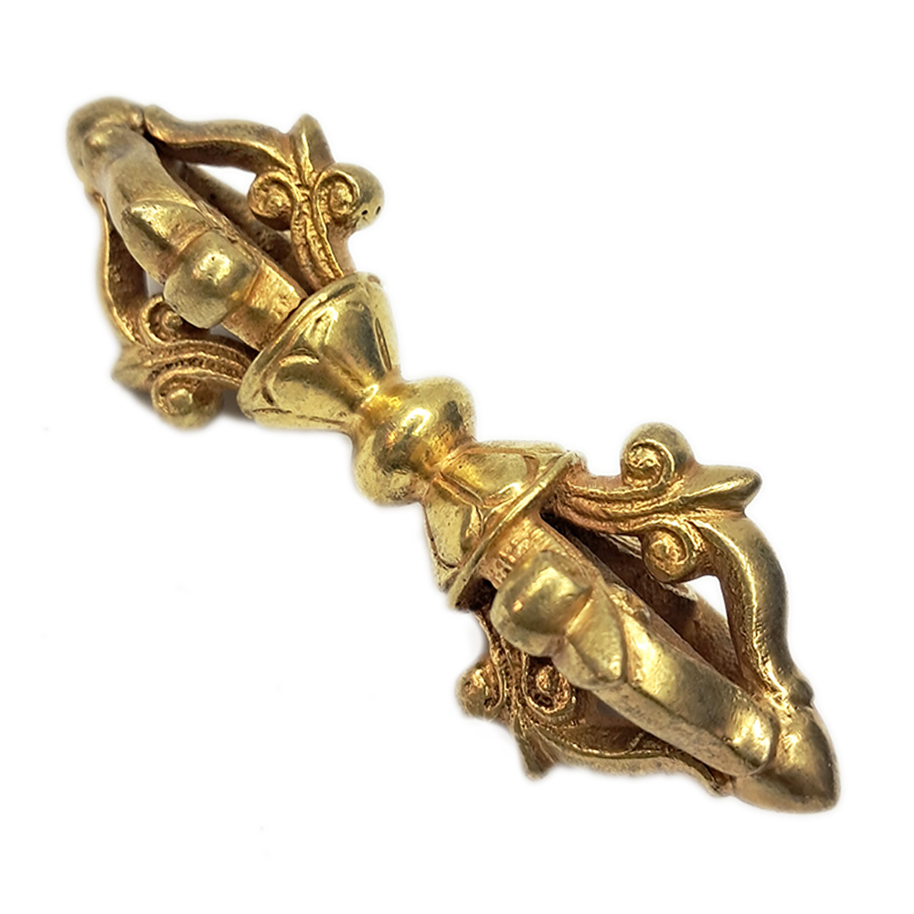 金剛杵{銅鎏金}鎮宅避邪法寶【十方】135011