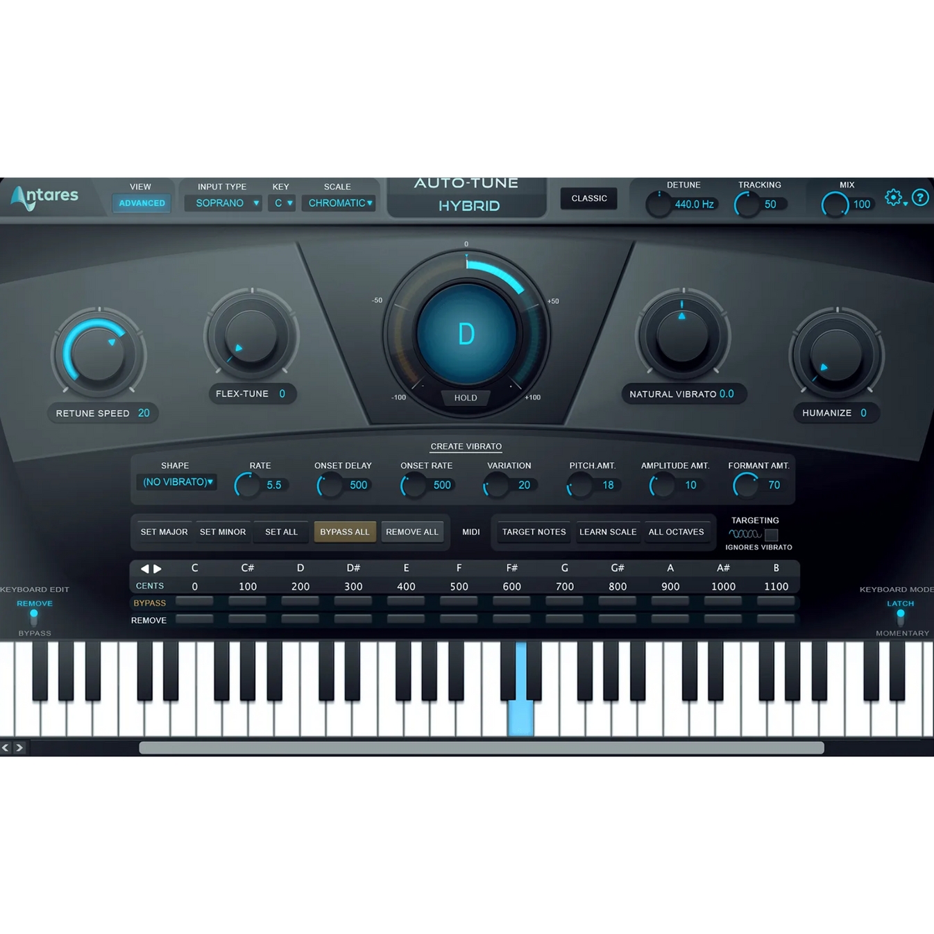 Antares AutoTune Hybrid 專業即時修音軟體 (Avid DSP 專用版 / 永久授權)