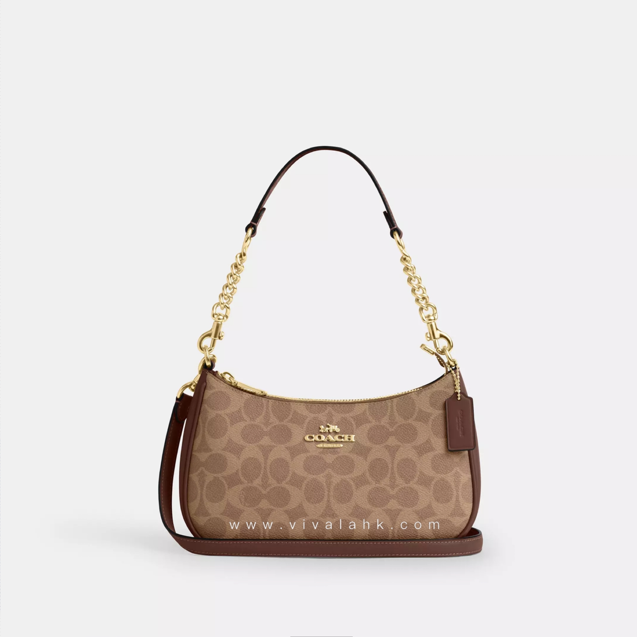 Coach - Teri Shoulder Bag In Signature Canvas (CV933)