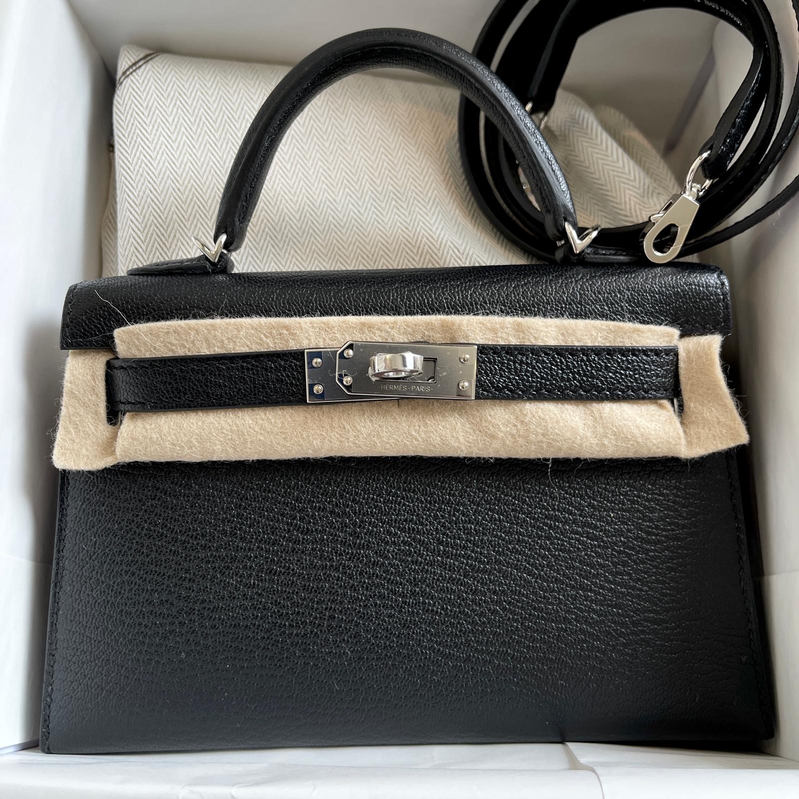 Kelly mini II 89 noir / M1 origan ck chèvre K