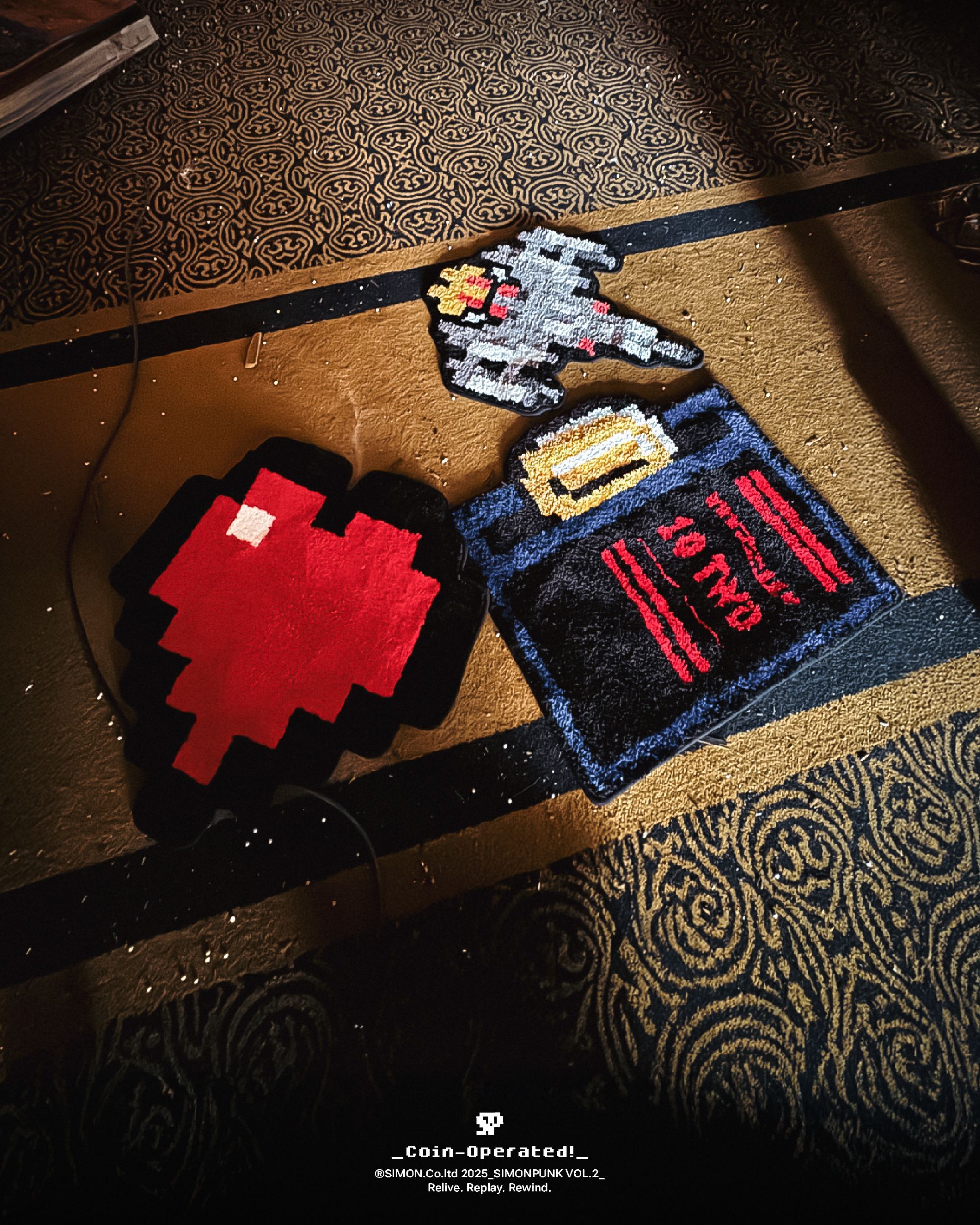 SIMON PUNK Project-SS25-ACC02 八位元 長絨 地毯