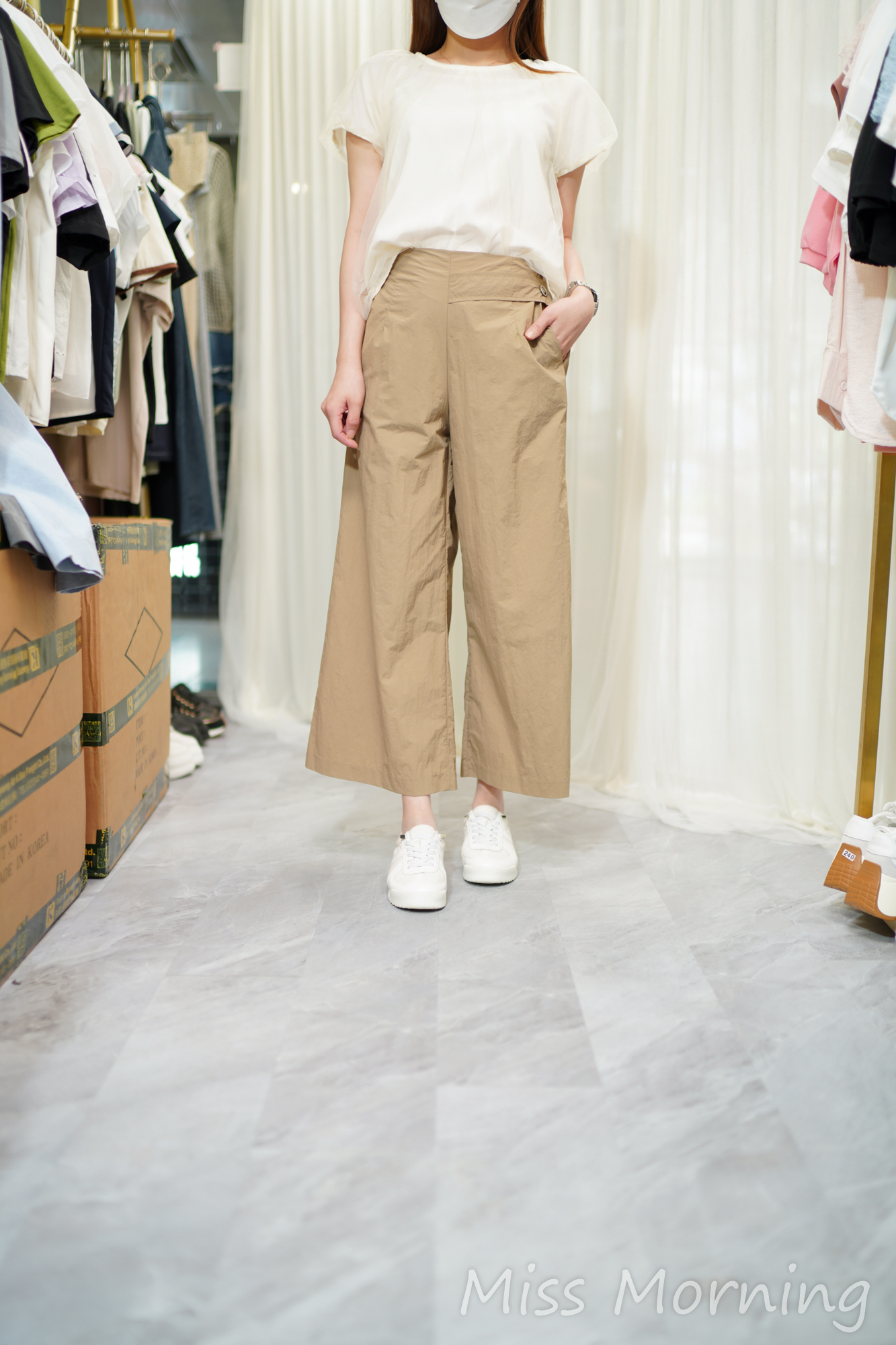 遮肉免燙風衣褲(33974)