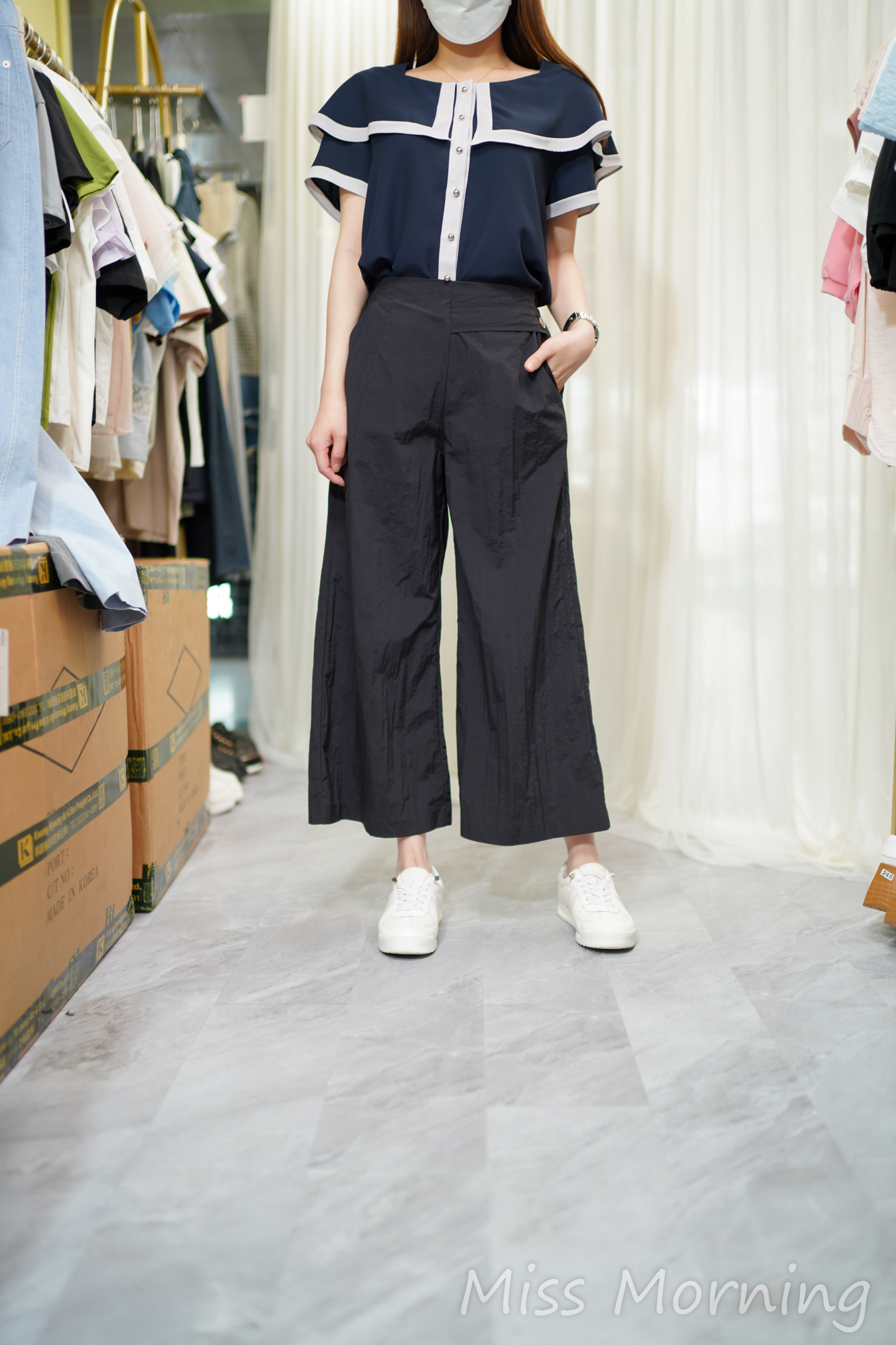 遮肉免燙風衣褲(33974)