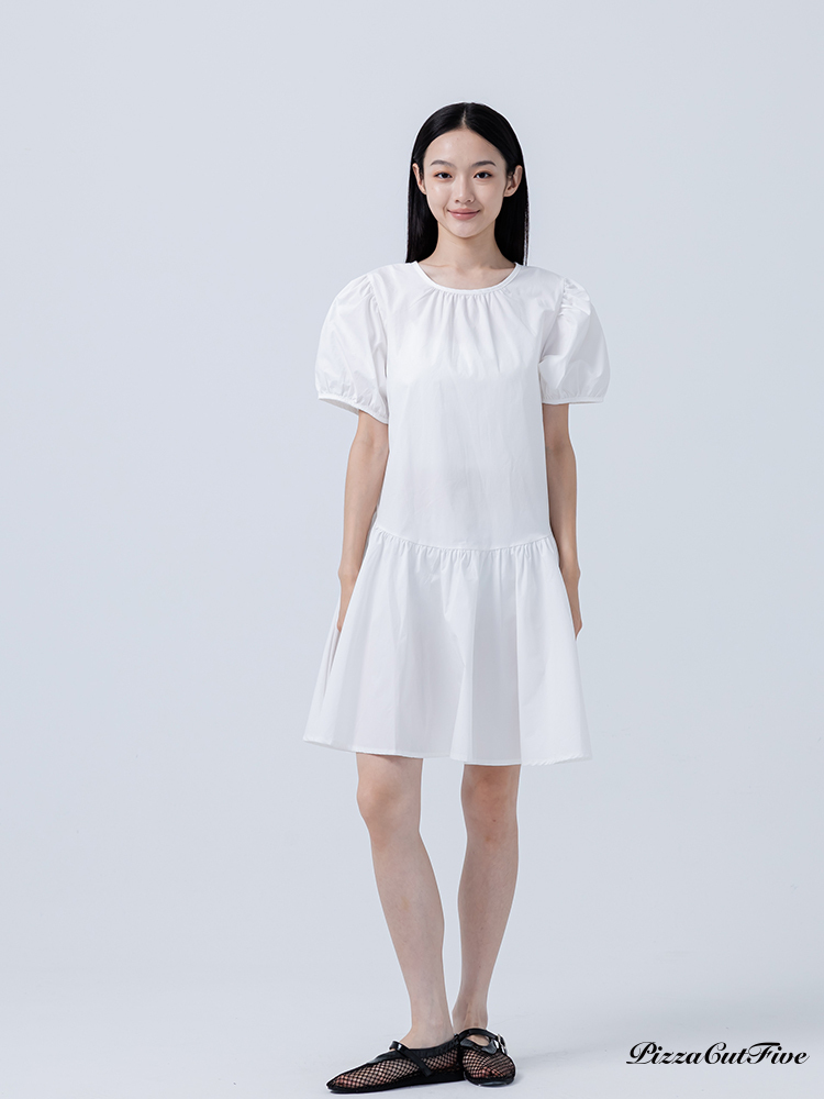 [SALE]後綁帶短袖洋裝 PizzaCutFive PCF252483086