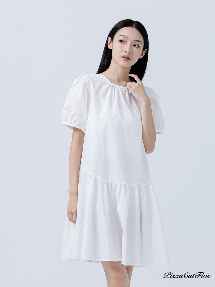 [SALE]後綁帶短袖洋裝 PizzaCutFive PCF252483086
