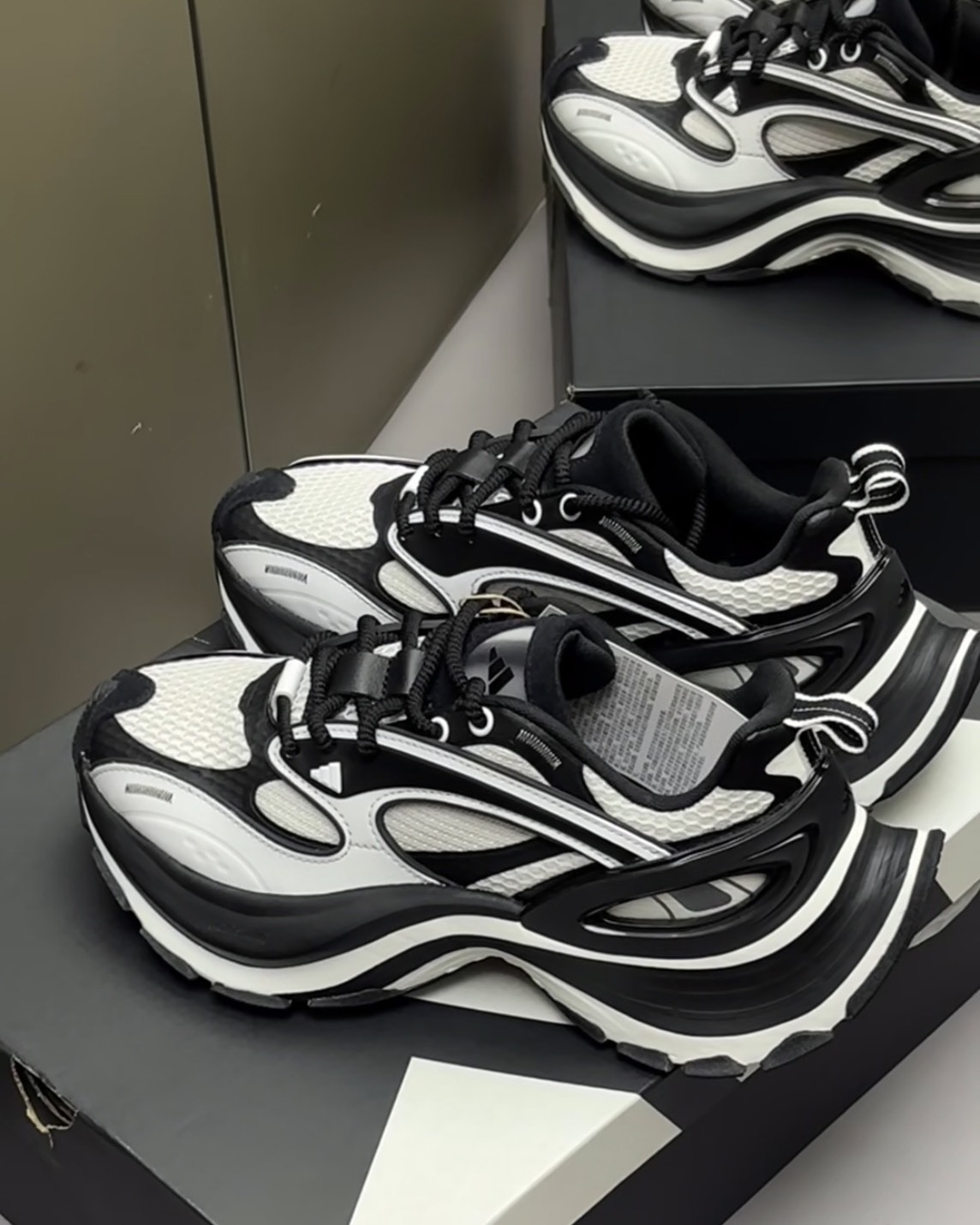 Adidas XLG Speed "Black" 未來 科技 老爹鞋 黑天使