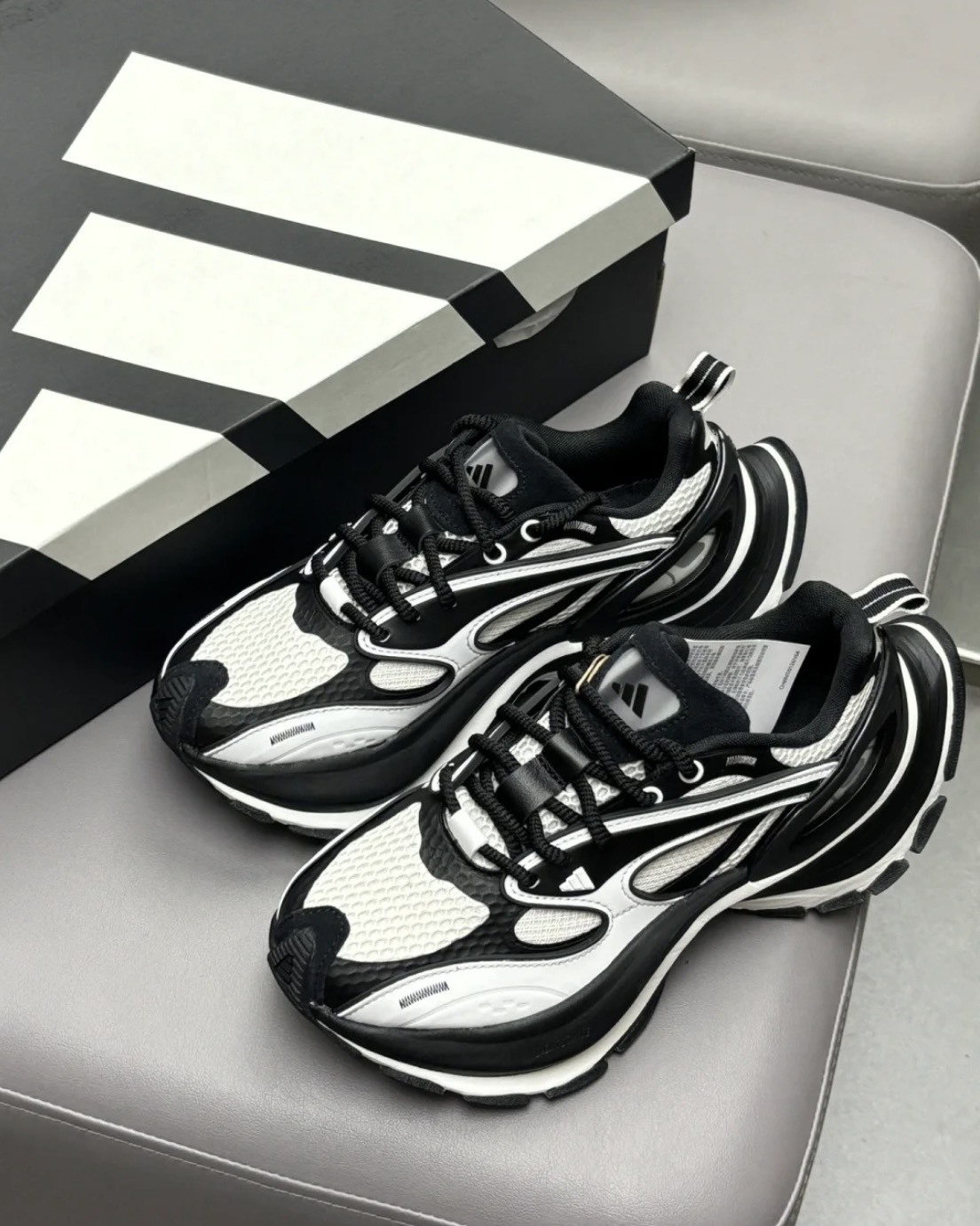 Adidas XLG Speed "Black" 未來 科技 老爹鞋 黑天使