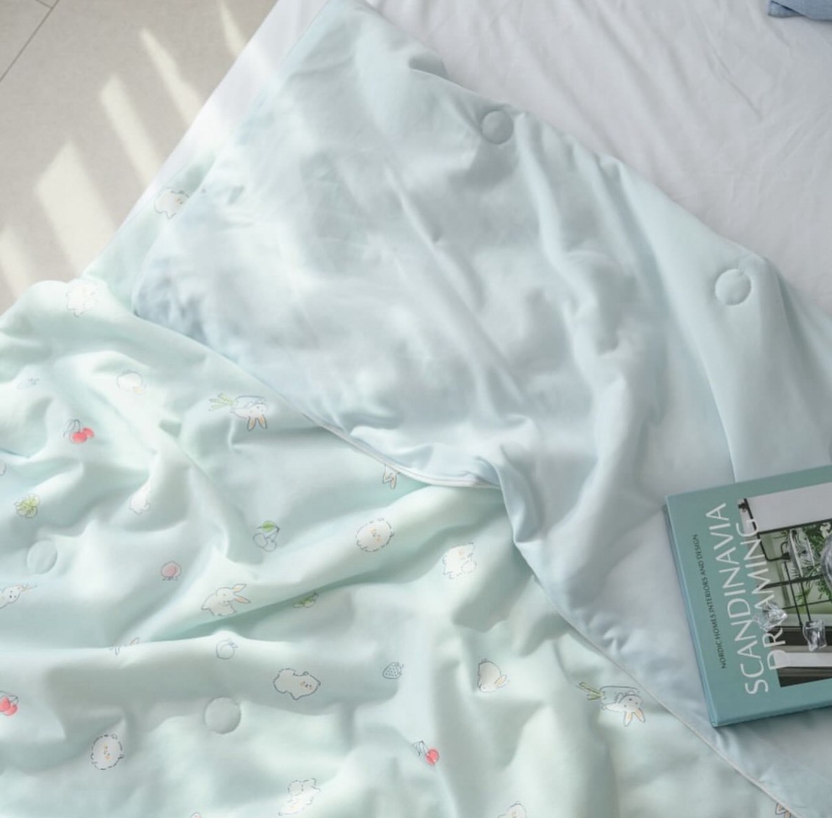 【韓國】兒童滿版狗狗涼感冰冰被