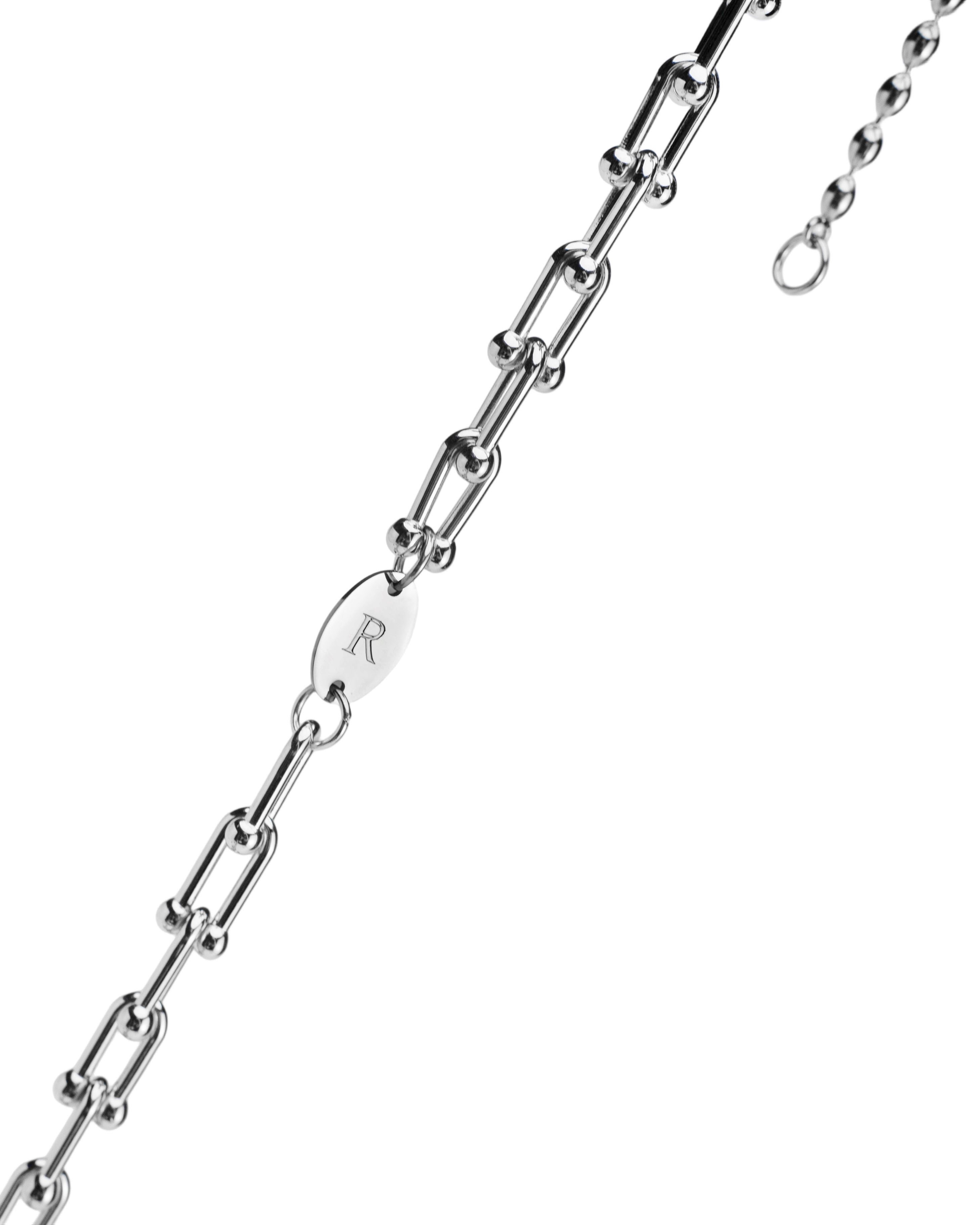 RECOVERY U型環項鍊 (亮銀)