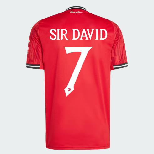 SIR DAVID曼聯主場球衣