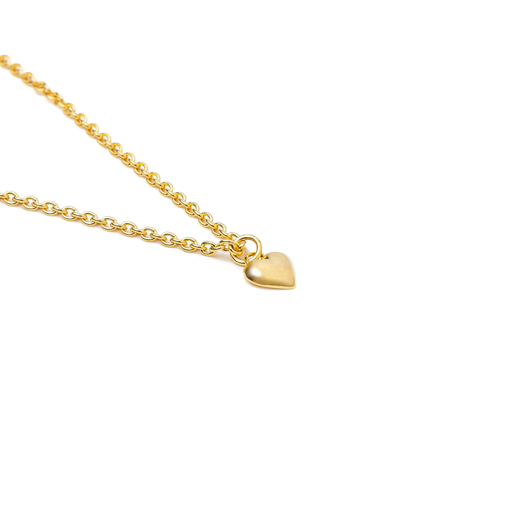 Human Made Heart Silver Necklace (2Colors)