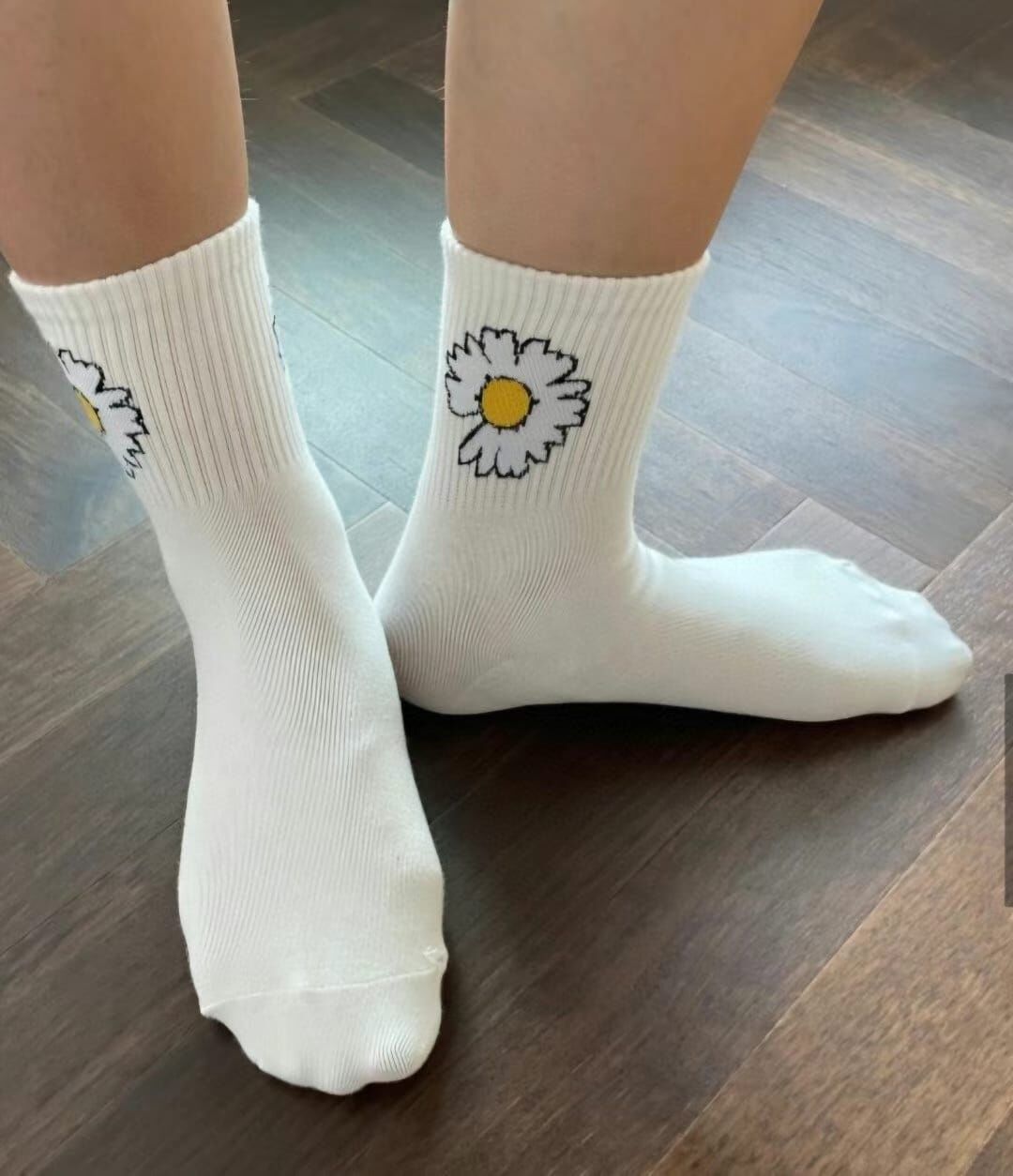 CT4428 GD款雛菊短襪  (任選5對$75 / 任選10對$138)