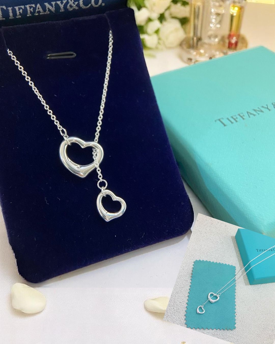 Tiffany 流蘇愛心項鍊