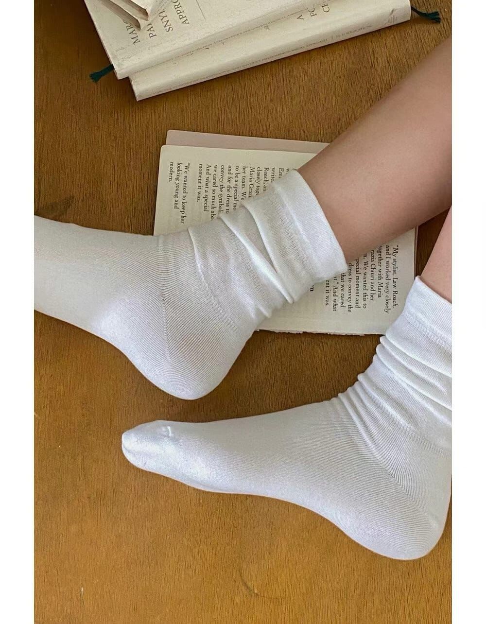 CT4430 百搭堆堆泡泡棉襪 (任選5對$75 / 任選10對$138)