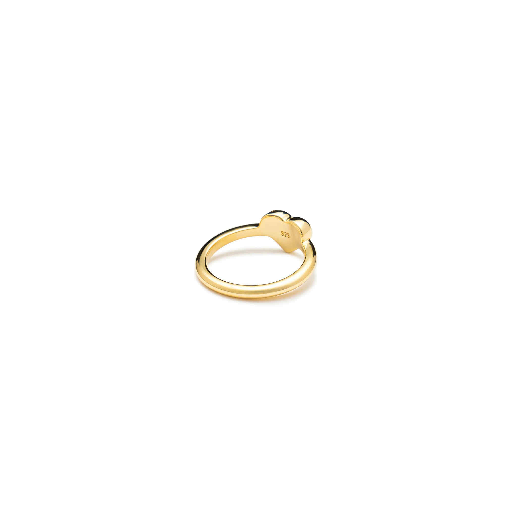 Human Made Heart Silver Ring (2Colors)