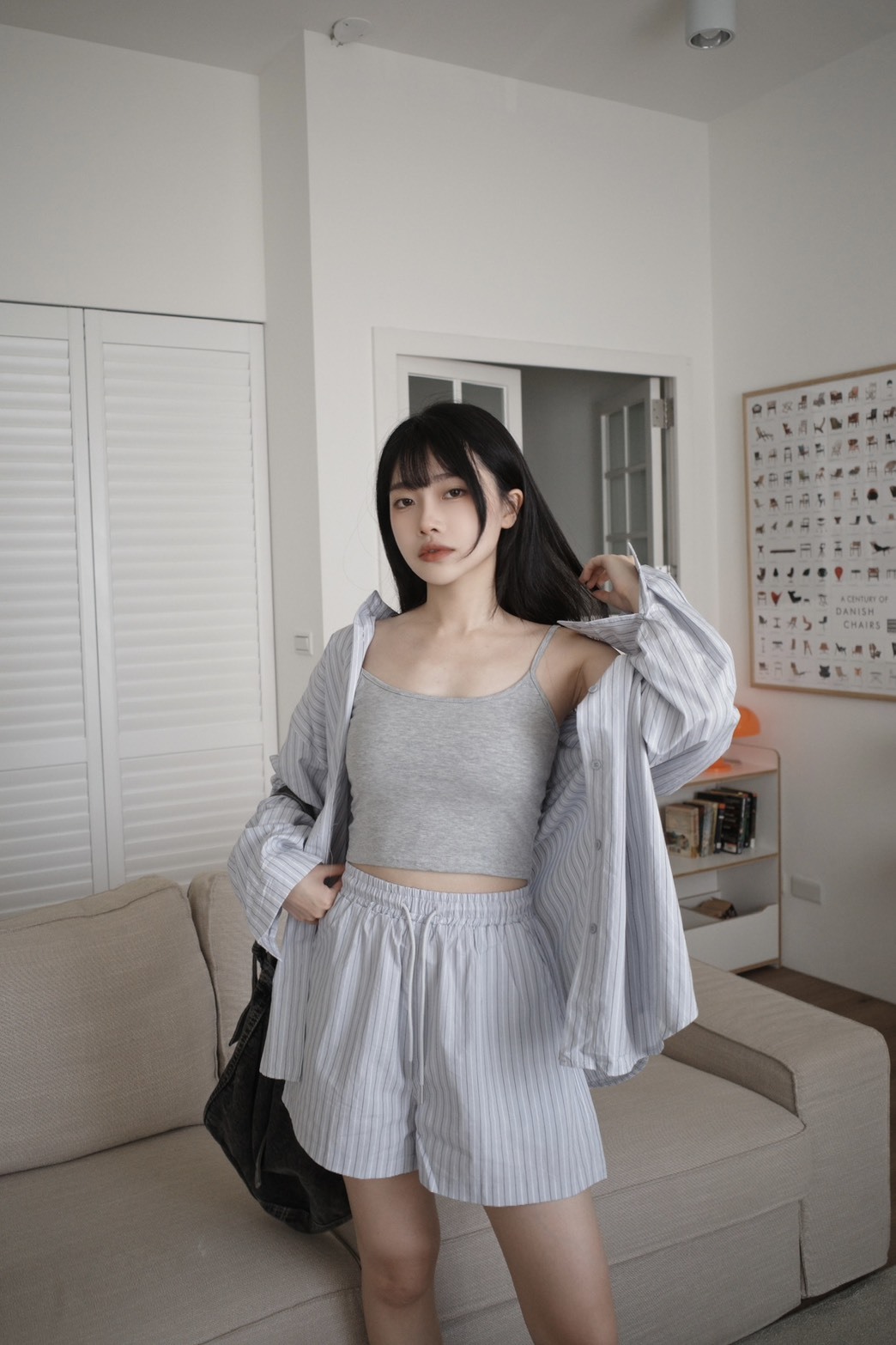 <女裝現貨💗> A001 小胸極推細肩短版BRA TOP 四色