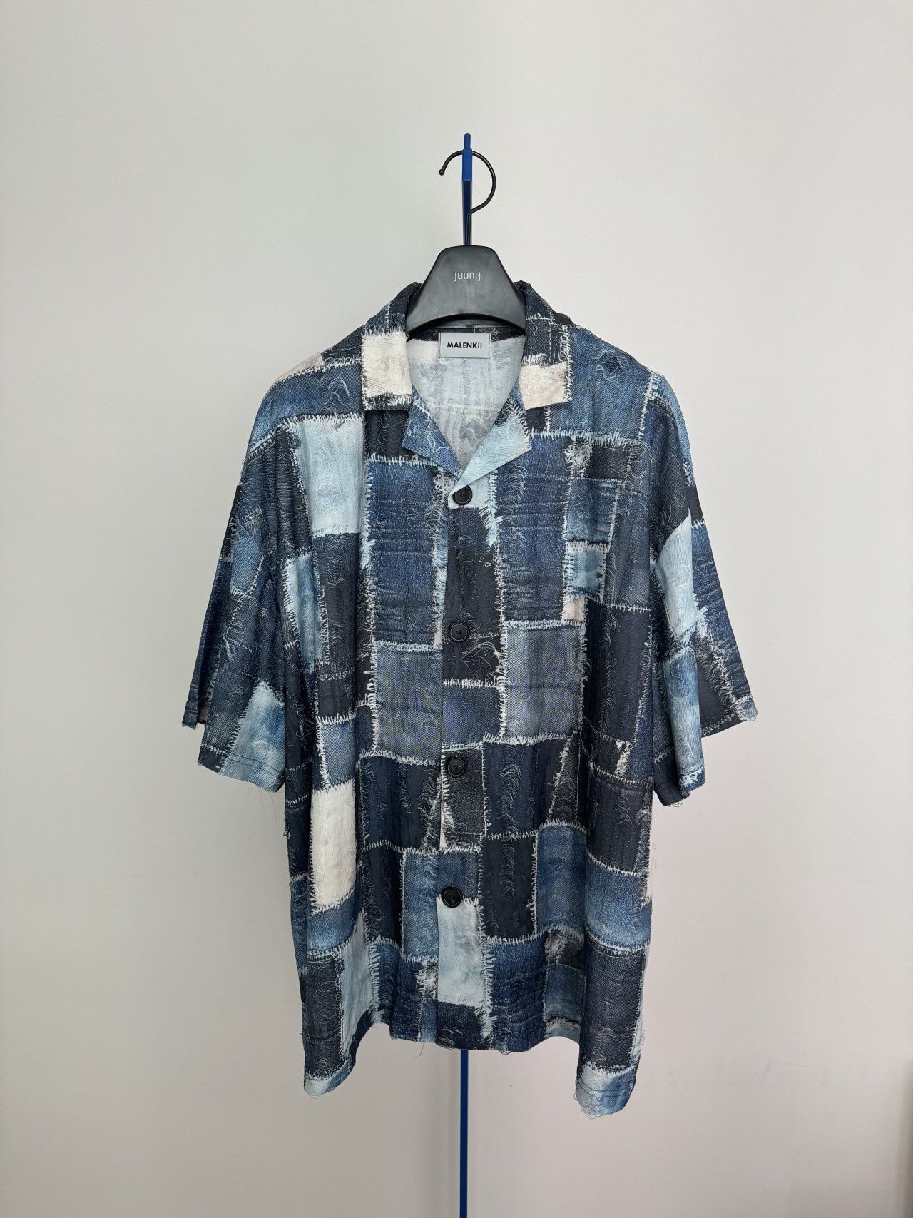 格紋短袖恤衫 MALENKII-157S