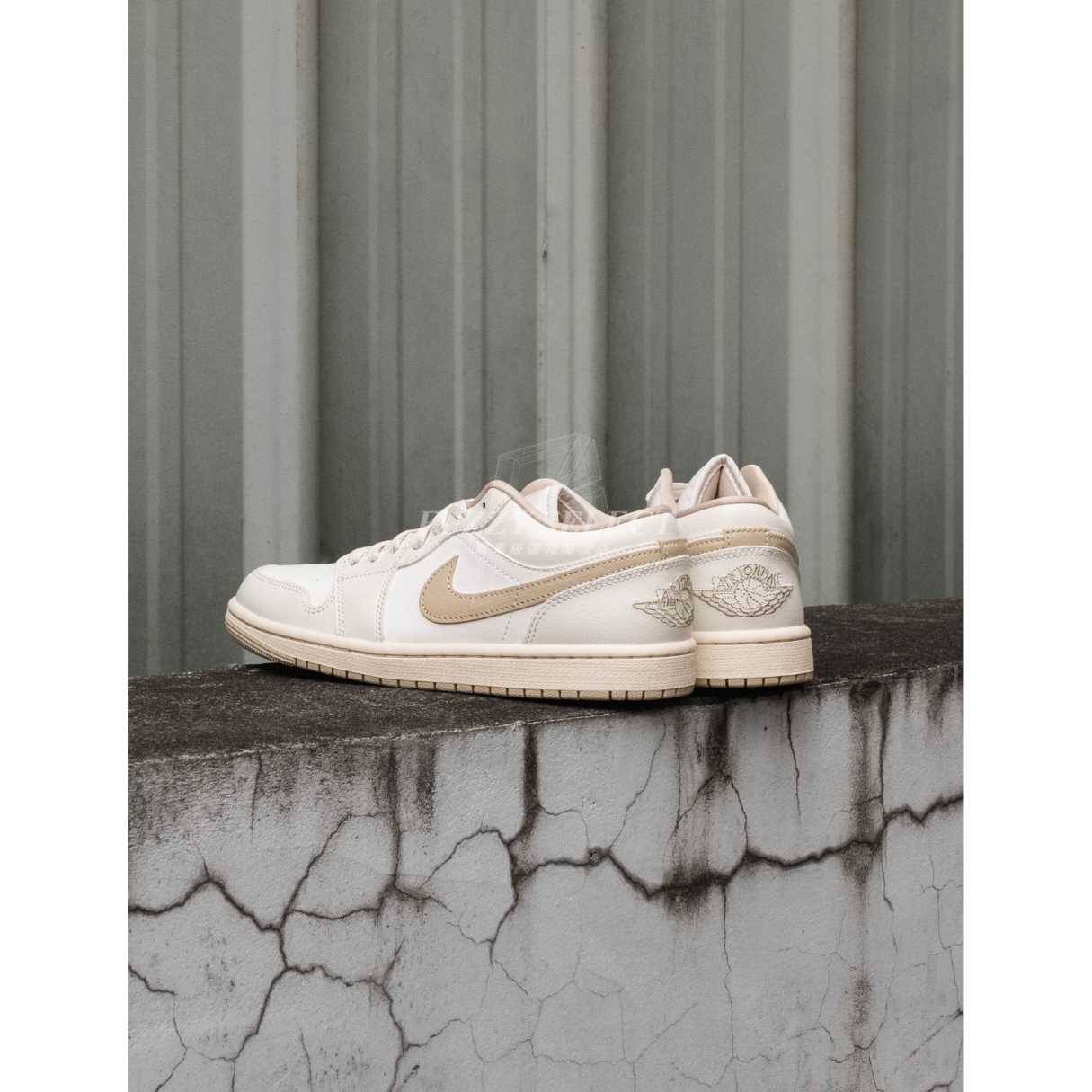 【逢甲 FUZZY】W Air Jordan 1 Low "Sail Tan" 奶油 奶茶 DC0774-112