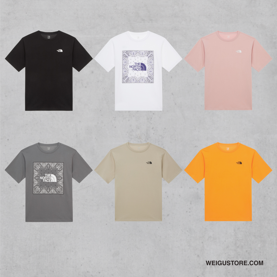 【預購】The North Face BANDANA TEE 腰果花 變形蟲 機能短T NT7UR13