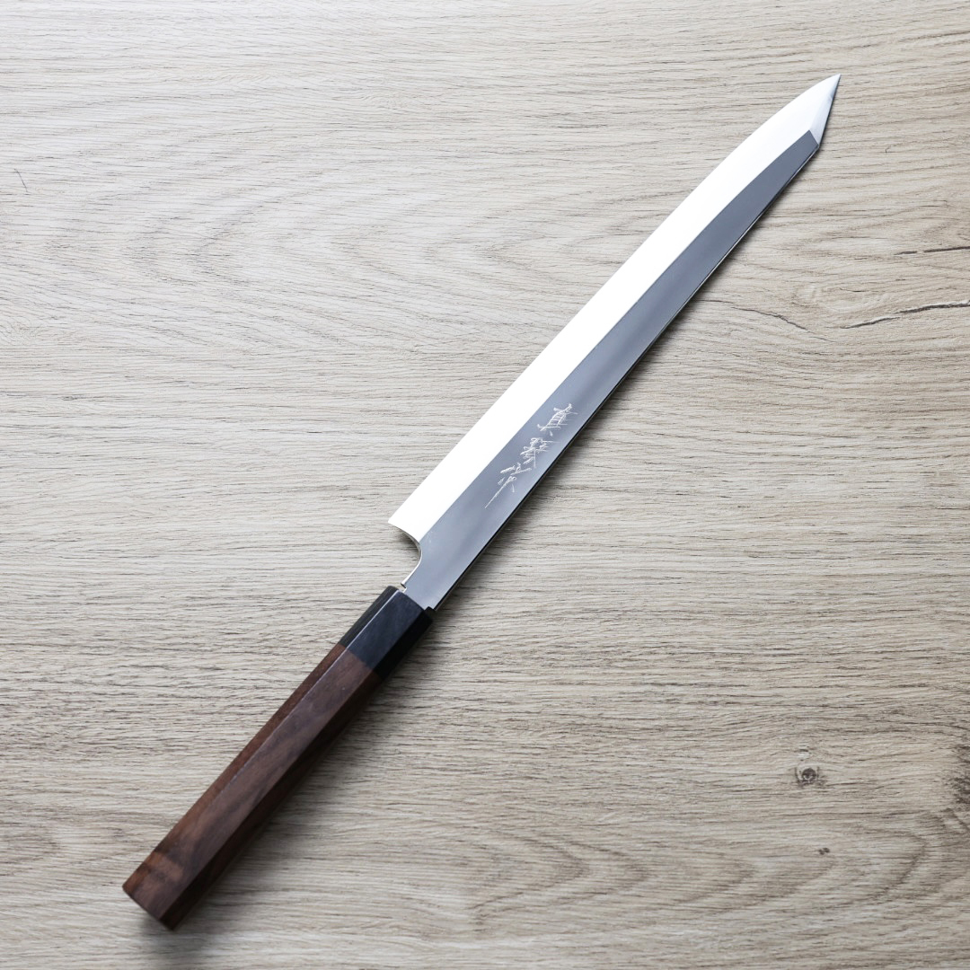 田所真琴 切付柳刃 270mm 銀三鋼 鏡面 左手用