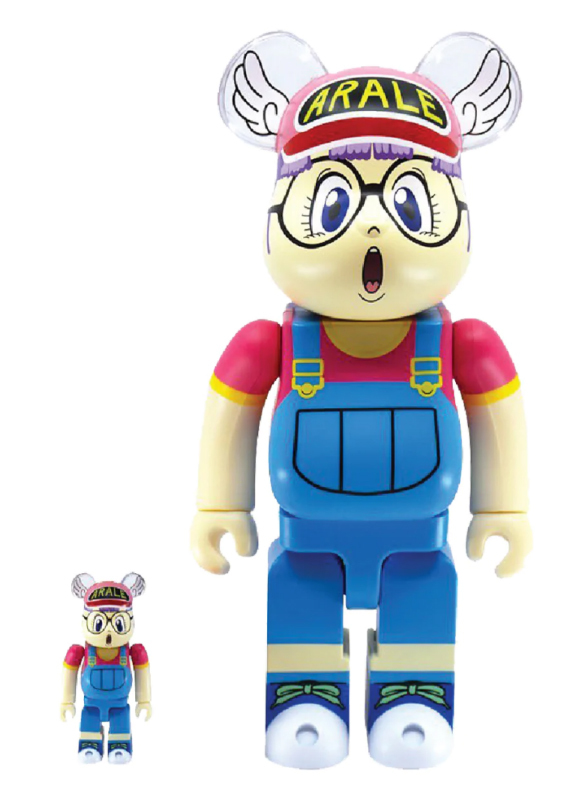 BEARBRICK  IQ博士 小雲 & 小寶寶 DR. SLUMP 100% & 400% SET OF 2