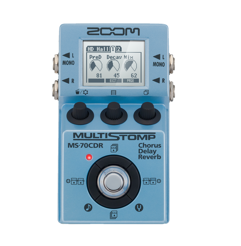 Zoom MS-70CDR MultiStomp Chorus / Delay / Reverb pedal