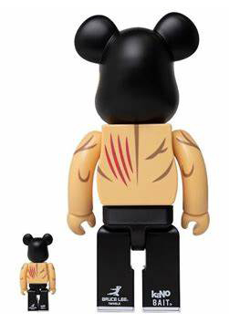 BEARBRICK BRUCE LEE (BAIT SDCC 2021 EXCLUSIVE) 李小龍 100% & 400%
