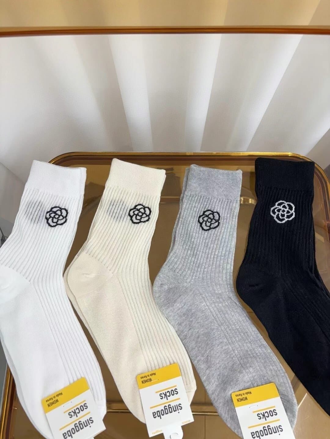 CT4472 玫瑰長款女裝襪 (任選5對$75 / 任選10對$138)