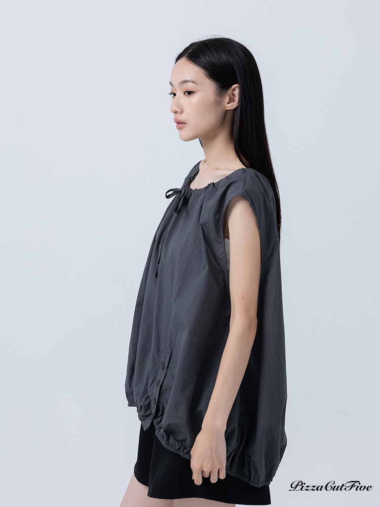 [SALE]輕透泡泡無袖長版上衣 ThePeacePiece TPP252411006