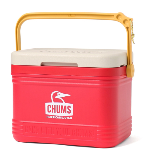 CHUMS Camper Cooler 18L – Red | Japanese-Style Outdoor Ice Chest / Cooler Box for Camping & Picnic (JUN25)